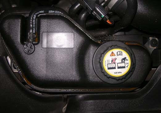 Диагностика системы охлаждения двигателя Jaguar XF