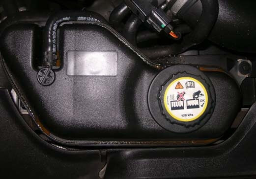 Диагностика системы охлаждения двигателя Jaguar XK